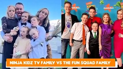 Ninja kids.Ninja Kidz Tv Family VS The Fun Squad Family (Real Names & Ages) 2024