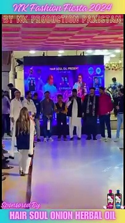 NK Fashion Fiesta 2024 Sponsored by Hair Soul Onion Herbal Oil | Shorts 14  #fashionshow #nkproductionpakistan #nkfashionfiesta2024