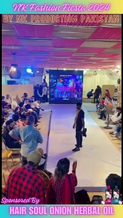 NK Fashion Fiesta 2024 Sponsored by Hair Soul Onion Herbal Oil | Shorts 11  #fashionshow #nkproductionpakistan