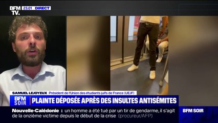 Insultes antisémites dans le métro: "On est dans un contexte qui est une forme d'autorisation de l'antisémitisme", déplore Samuel Lejoyeux (UEJF)