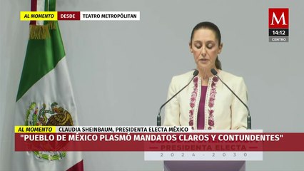 Claudia Sheinbaum destaca los logros de la 4T tras recibir constancia de mayoría en TEPJF