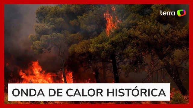 Grécia enfrenta incêndios florestais e pede ajuda à União Europeia