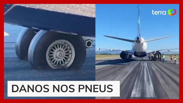SC: avião sofre danos nos pneus e pista do Aeroporto de Florianópolis é fechada