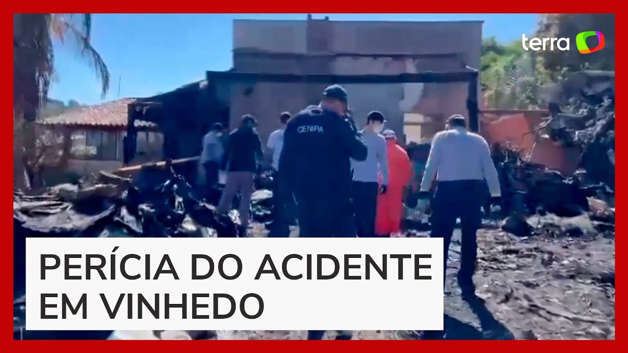 FAB começa a remover motores de aeronave da Voepass que caiu em Vinhedo; Cenipa faz perícia