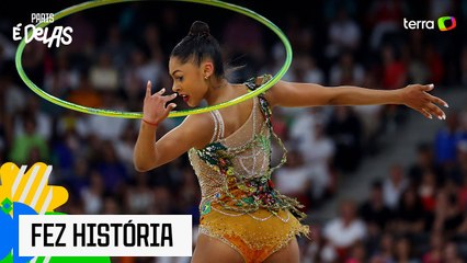Babi Domingos fica no TOP 10 na final individual da ginástica rítmica