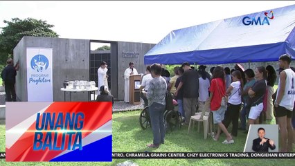 Mga abo ng ilang biktima ng extrajudicial killings noong war on drugs, inilagak sa sementeryo | Unang Balita