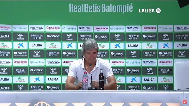 Rueda de prensa Pellegrini Betis-Girona