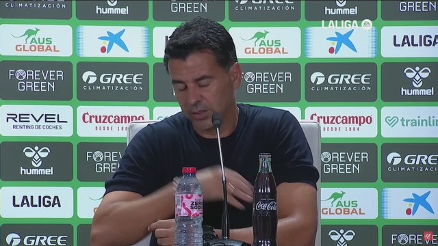 Rueda de prensa de Míchel tras el Betis - Girona