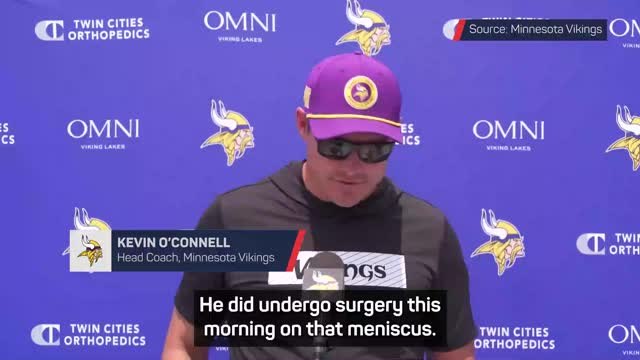 Vikings coach O'Connell confirms J.J. McCarthy is out for the season