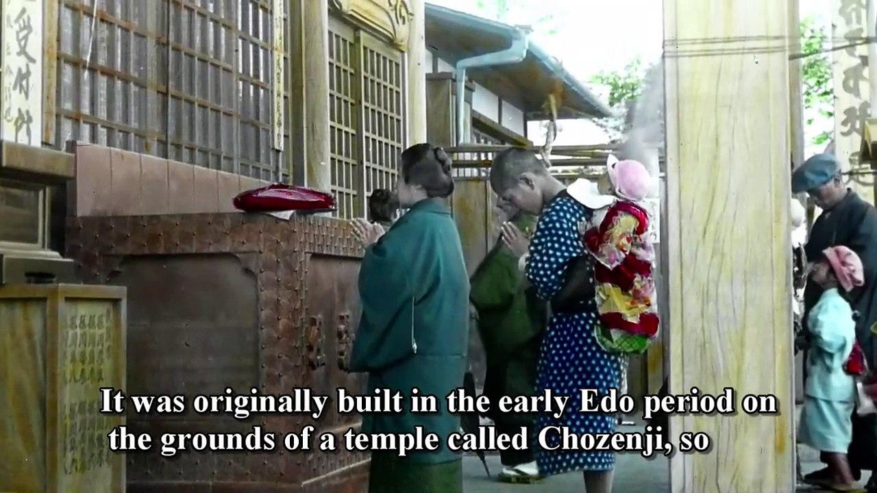 The Japan you don't know. A guardian god of temples in the past