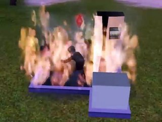 The Sims 3 - Justin Bieber Must Die! - Fire