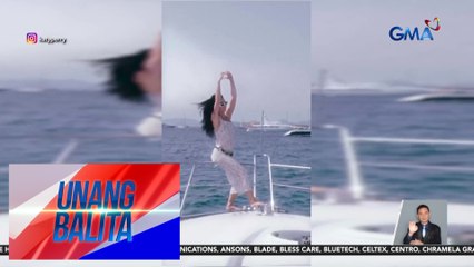 Music video shoot ni Katy Perry sa isang natural park, under investigation dahil wala umanong permit | Unang Balita
