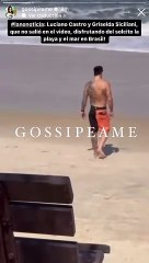 Las primeras vacaciones de Luciano Castro y Griselda Siciliani en un destino soñado