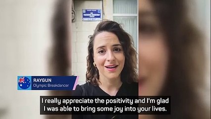 Viral Olympic breakdancer hits out at 'devastating' haters