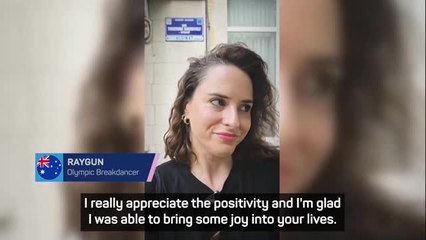 Viral Olympic breakdancer Raygun hits out at 'devastating' haters