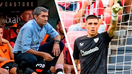 Valverde se deshace en elogios hacia Alex Padilla tras su debut con Athletic en LaLiga: "Nos ha salvado de un gol cantado"
