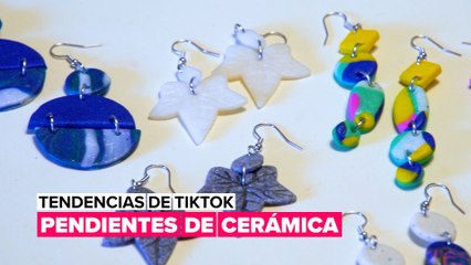 Tendencias de TikTok: pendientes de cerámica