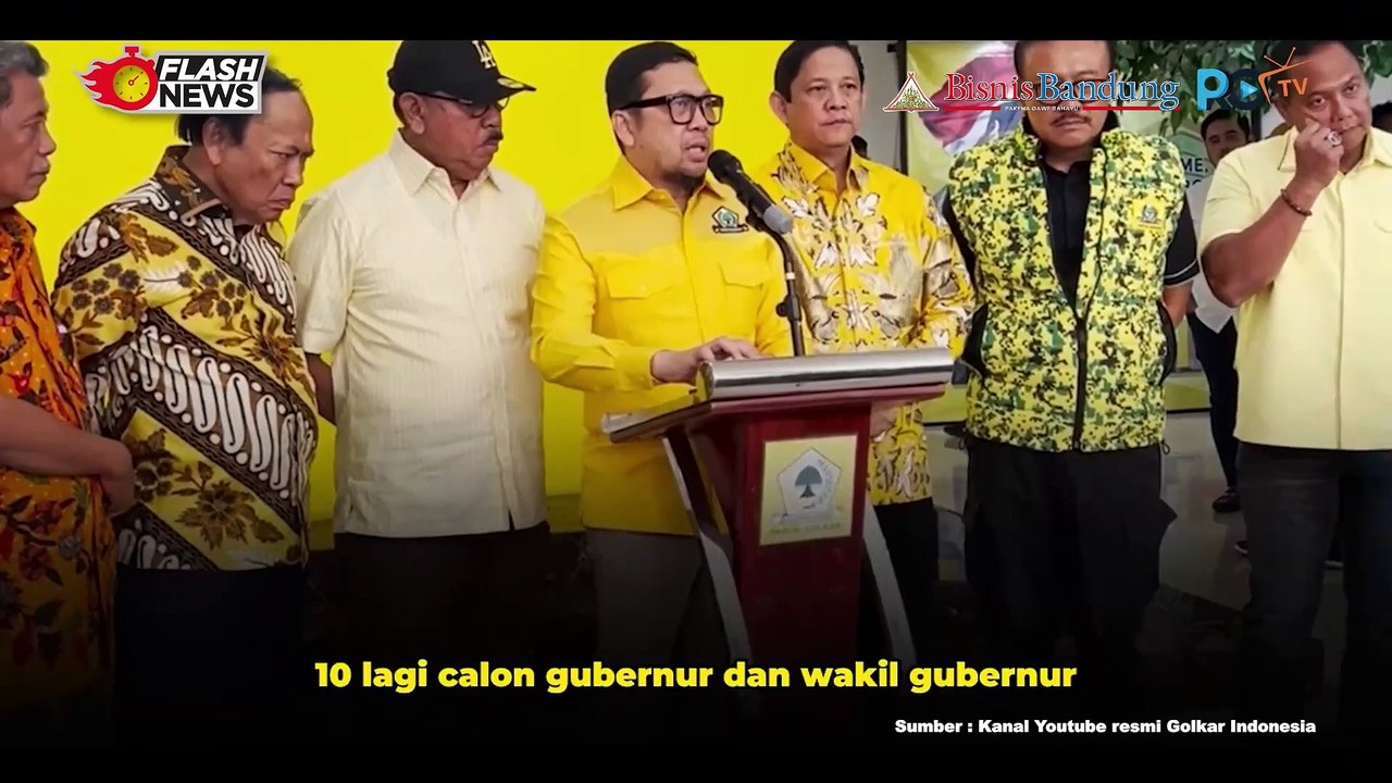 Golkar Umumkan 10 Nama Calon Yang Akan Maju di Pilkada 2024