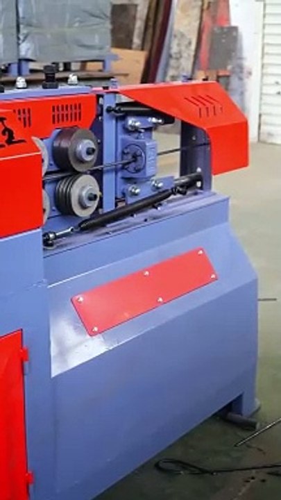 steel bar straightening and cutting machine