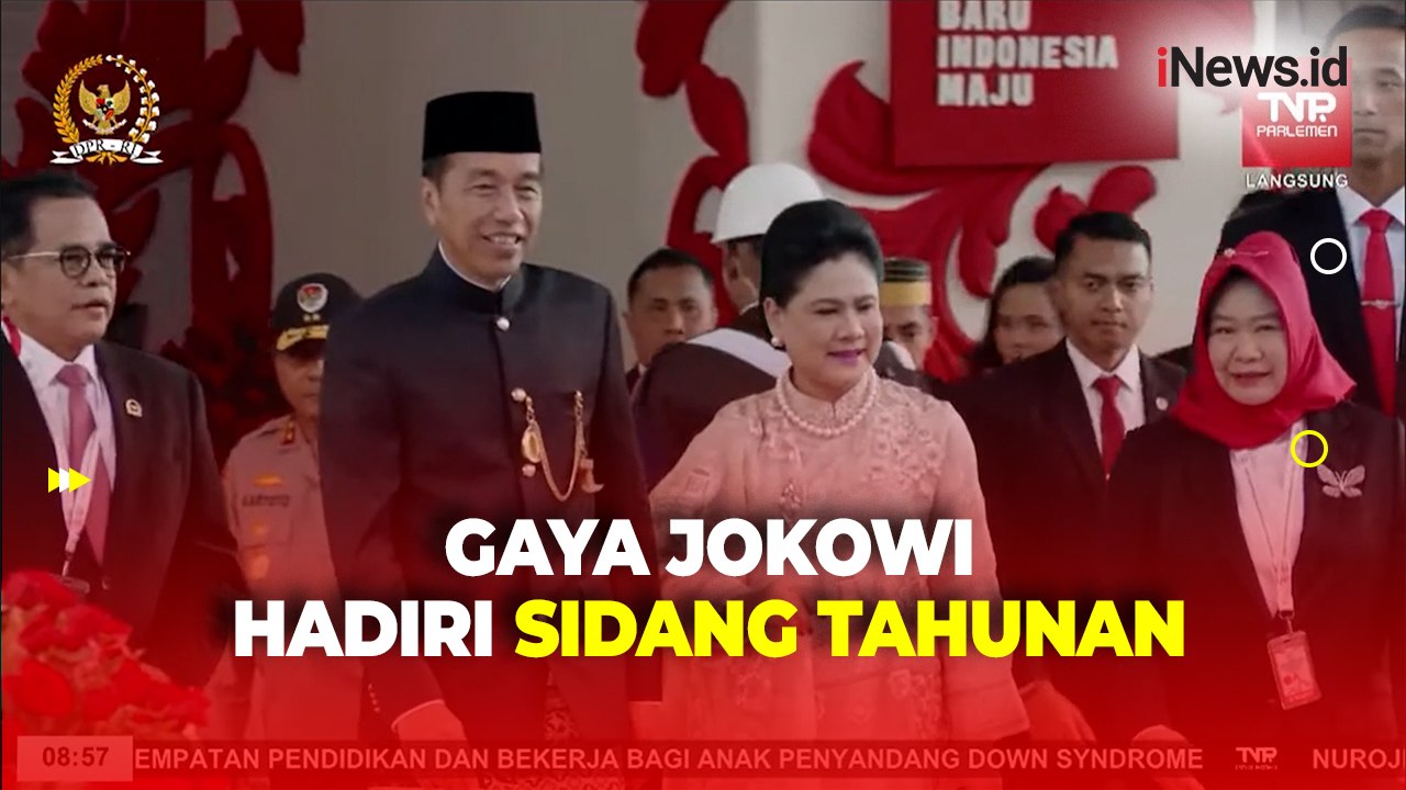 Hadiri Sidang Tahunan, Presiden Jokowi Kenakan Baju Adat Betawi