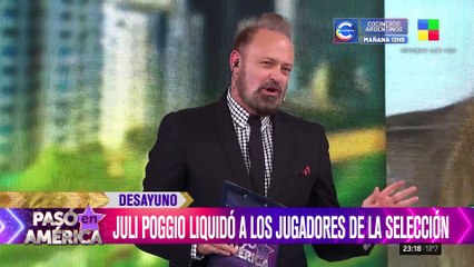   JULI POGGIO liquidó a los jugadores de la Selección
