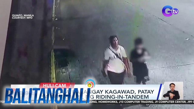 Huli-cam - Barangay kagawad, patay sa pamamaril ng riding-in-tandem | Balitanghali