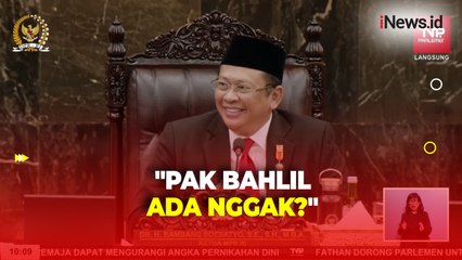 Momen Iseng Bamsoet Tanya Kehadiran Bahlil saat Sapa Plt Ketua Umum Golkar