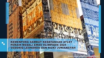 Kemenpora Sambut Kedatangan Atlet Peraih Medali Emas Olimpiade Paris 2024