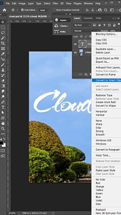 How To Create Cloud Effect With Photoshop