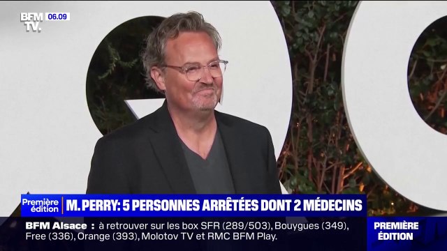 États-Unis: cinq personnes arrêtées dont deux médecins dans le cadre de l'enquête sur la mort par overdose de l'acteur Matthew Perry