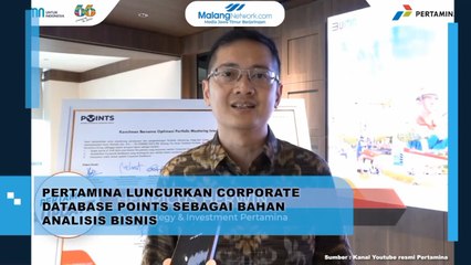 Pertamina Luncurkan Corporate Database Points Sebagai Bahan Analisis Bisnis