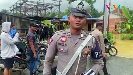 Jalan yang Bakal Dilewati Tamu Kepresidenan ke IKN Banjir