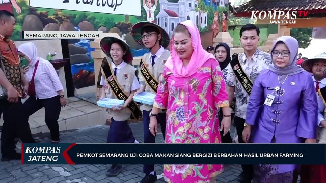 Pemkot Semarang Uji Coba Makan Siang Bergizi Berbahan Hasil Urban Farming