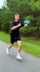 Running   with   Bigger  And Bigger Feastables