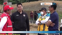 MENPORA DAMPINGI PRESIDEN JOKOWI TINJAU TRAINNING CENTER PSSI DI IKN