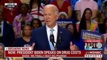 Biden Takes a Lighthearted Jab at Trump During First Event with Harris as Nominee