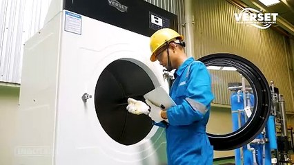 DELIVERY VERSET INDUSTRIAL TUMBLE DRYER MACHINE ELECTRIC HEATED HG-25E KE RS JAKARTA MEDICAL CENTER