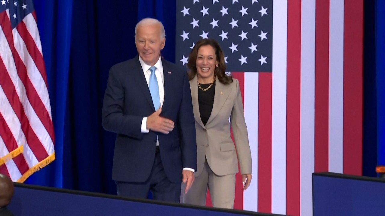 « Elle fera une sacrée présidente » : Kamala Harris en meeting aux côtés de Joe Biden pour la première fois dans le Maryland