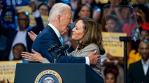 Kamala Harris y Joe Biden reaparecen juntos en un acto de campaña