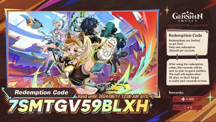 5.0 Special Program Codes (Genshin Impact)