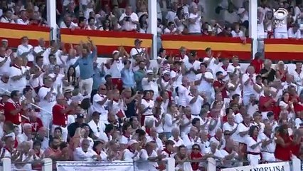 Le taureau Delicado gracié lors de la deuxième corrida des fêtes de Dax