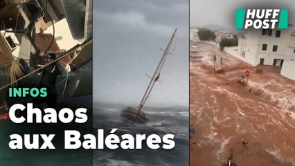 Aux Baléares, une terrible tempête sème le chaos et retourne les voiliers