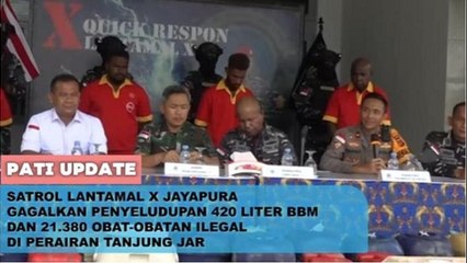 Penyelundupan BBM dan Obat Ilegal di Jayapura Digagalkan TNI AL