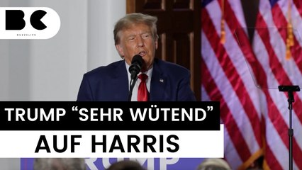Trump geht weiter auf Harris los - Trotz Kritik aus eigener Partei