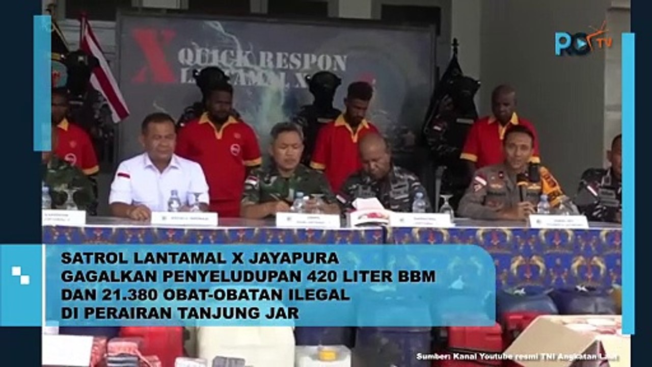 TNI AL Gagalkan Penyelundupan BBM dan Obat Ilegal