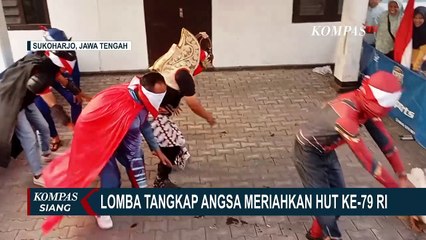 Seru! Lomba Unik Meriahkan HUT ke-79 RI, Tangkap Angsa di Sukoharjo dan Hias Tumpeng di Lapas Medan