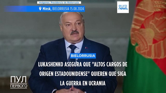 Lukashenko: Las negociaciones de paz entre Rusia y Ucrania son posibles si Occidente quiere