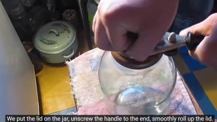 How to repair a semi-automatic bottle preservation key.