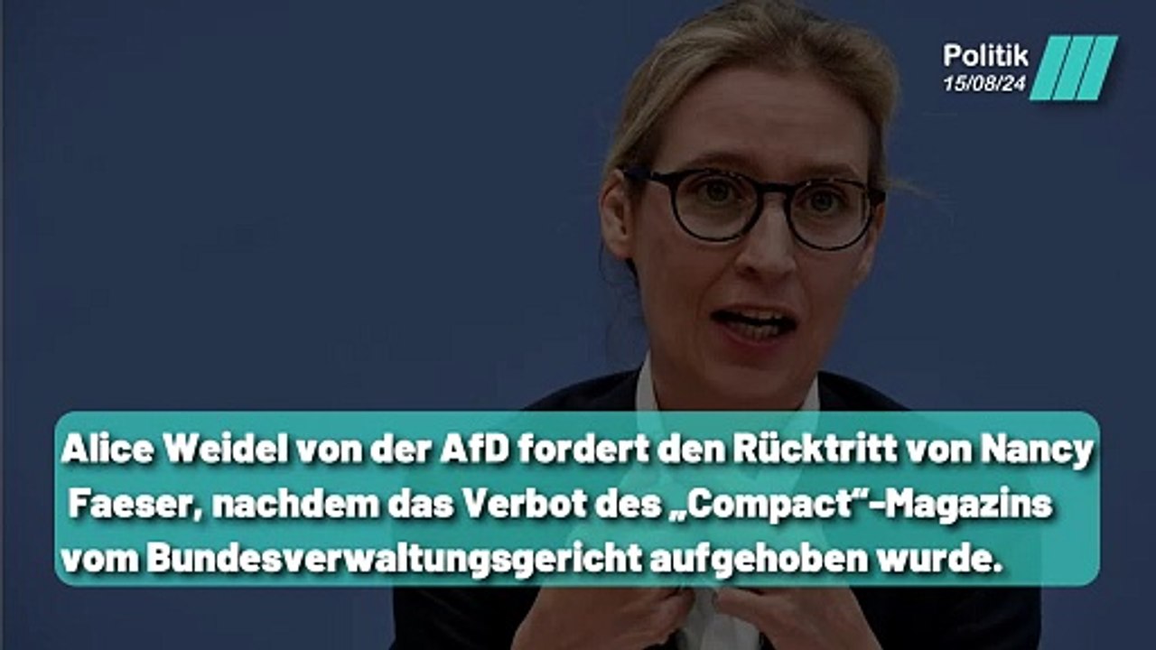 Die hitzige Debatte um Pressefreiheit und Nancy Faeser