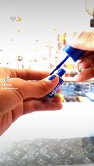 Applying nail paint hack